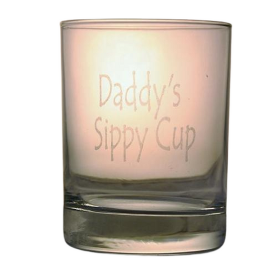 Double Old Fashion Rocks Glass with Etch | Customizable