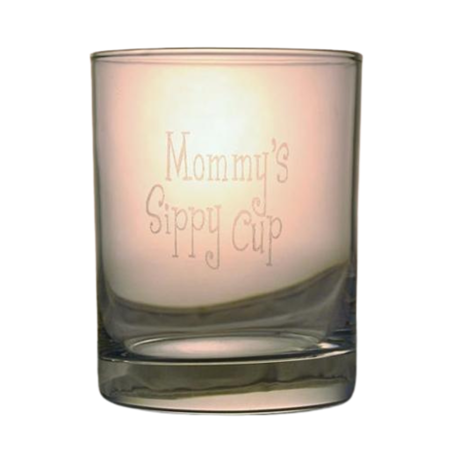 Double Old Fashioned Rocks Glass with Etch | Customizable | RCK Creations & More