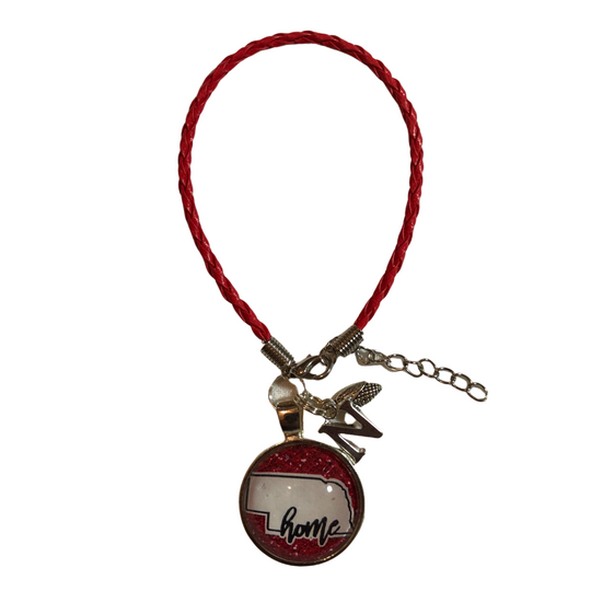 Nebraska Charm Bracelet