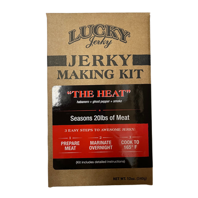 Jerky "The Heat" Seasoning Kit | 12 oz. Box