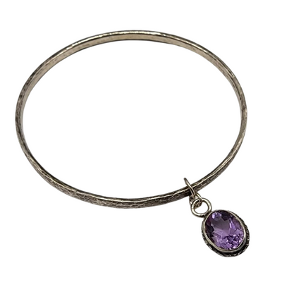 Amethyst Sterling Silver Bracelet | Perfect Gift For That Special Someone | Uniquely Made | Natural Stones | Precious Gems
