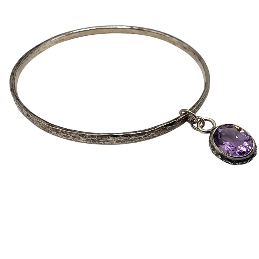 Amethyst Sterling Silver Bracelet | Perfect Gift For That Special Someone | Uniquely Made | Natural Stones | Precious Gems