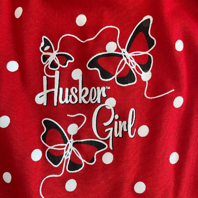 Inf Husker Girl Onsie | Red Dot | 20N42IC