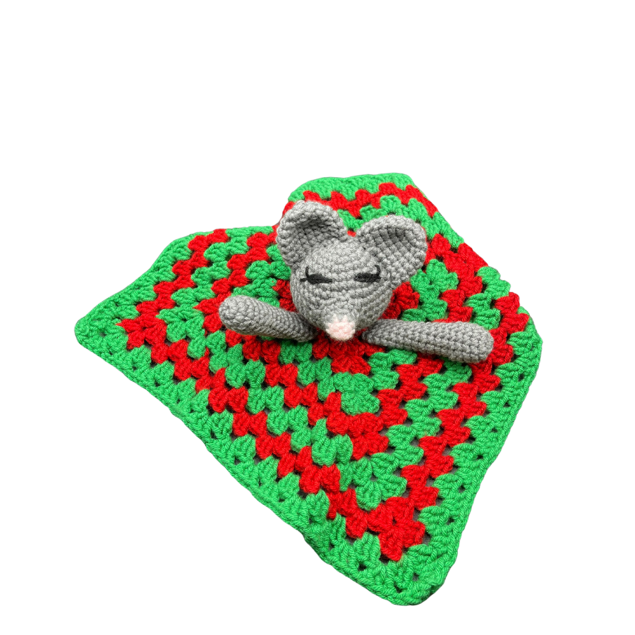 Christmas Lovey Blanket | DiAnna Larson