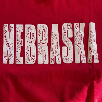 Nebraska Bandana Print Shirt