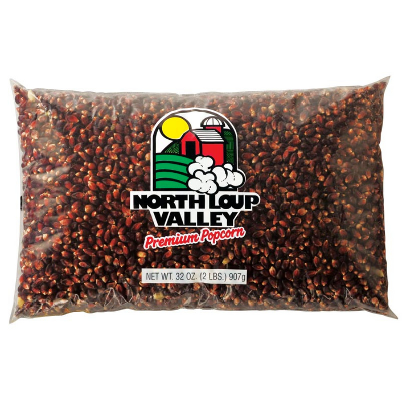 All Natural Red Un-Popped Popcorn | Popcorn County USA | 2 lb bag | 3 Pack | Shipping Included