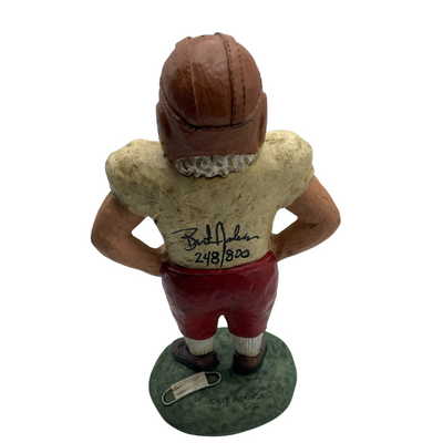 Retro Husker Santa Figurine | Husker Lover Gift Idea | Hand Designed | Football Figurine | Size 8.5X6