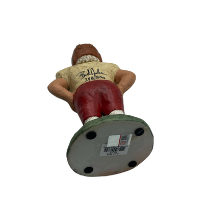 Retro Husker Santa Figurine | Husker Lover Gift Idea | Hand Designed | Football Figurine | Size 8.5X6