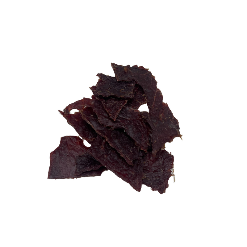 Teriyaki Beef Jerky | 3 oz. Bag | Wahoo Locker | High Protein Snack | Made with High Quality Beef | Tender and Buttery Meat | Bold Teriyaki Flavor | Perfect Quick, On the Go Snack | Snack Size Bag | Made in Nebraska