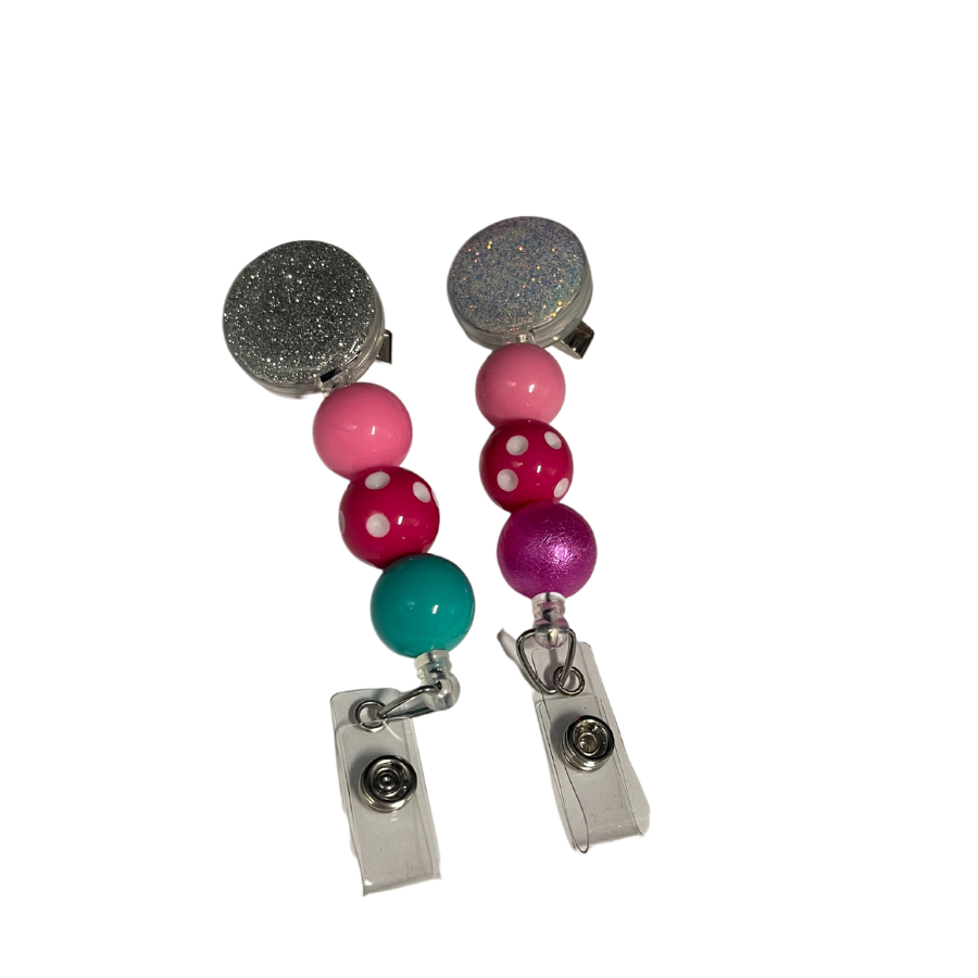 Beaded Badge Holder | Multiple Color Options