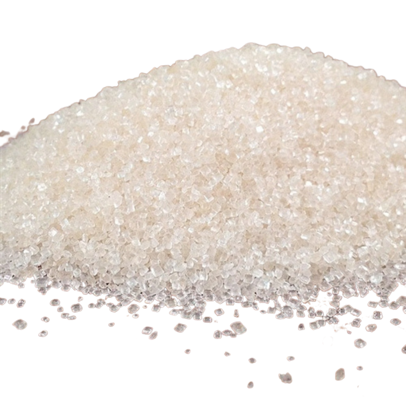 Pile Of Organic Cane Sugar On A Clear Background