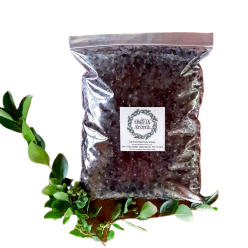Frozen Aronia Berries | Fresh | Naturally Grown | 10 lbs. | Shipping Included