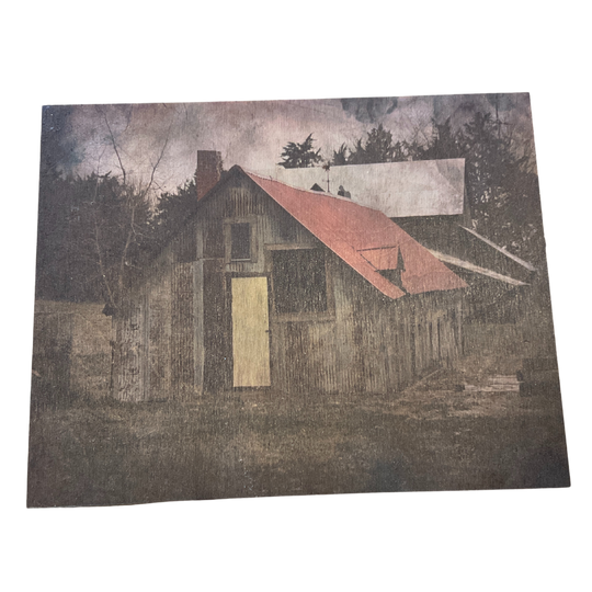 Barn Wood Print 