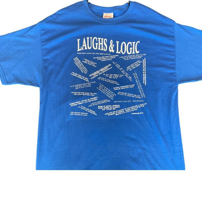 Laugh & Logic Tee | Blue