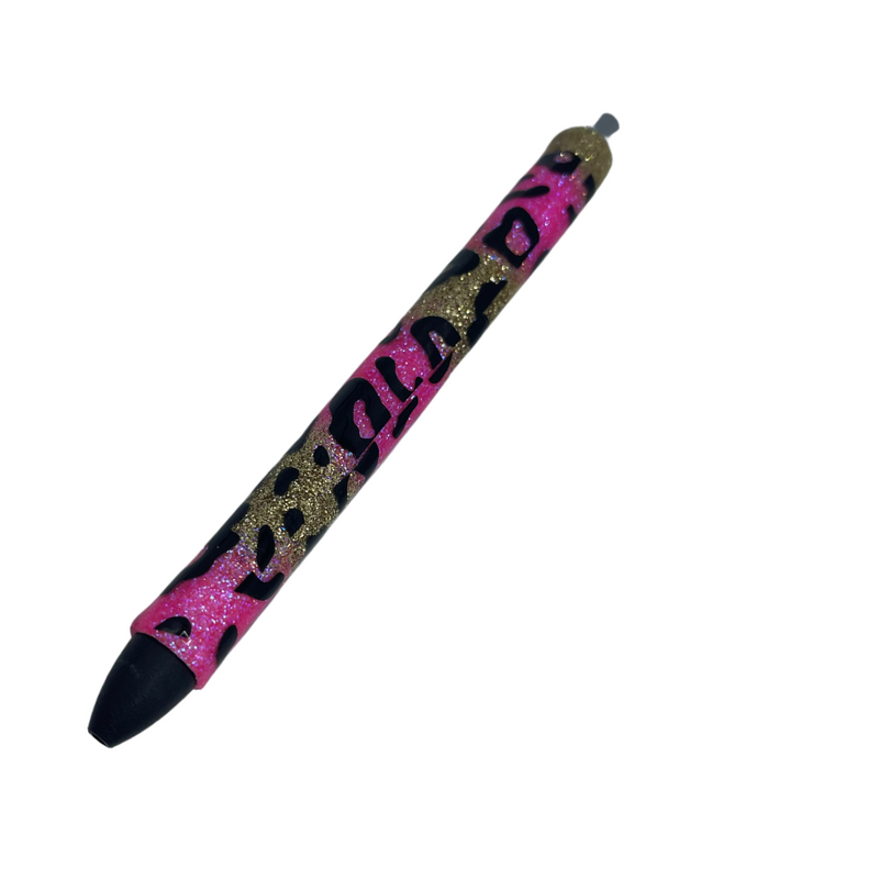 Custom Cheetah Resin Refillable Writing Pen