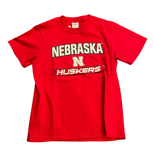 Youth Nebraska N Husker Tee | Red