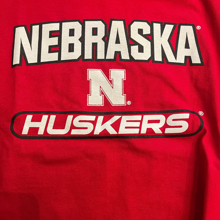 Youth Nebraska N Husker Tee | Red