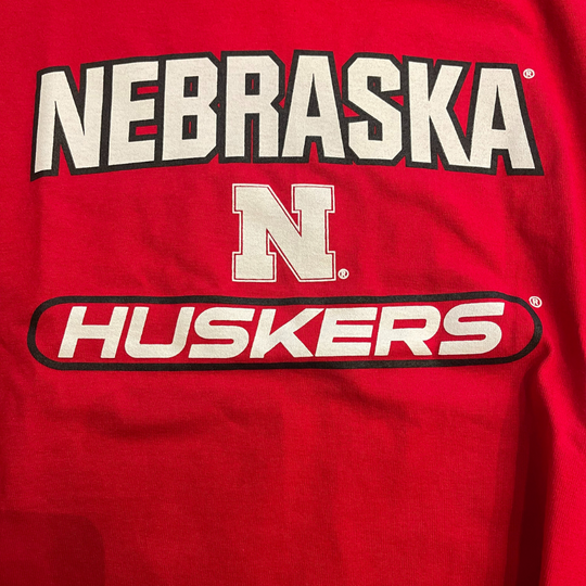 Youth Nebraska N Husker Tee | Red