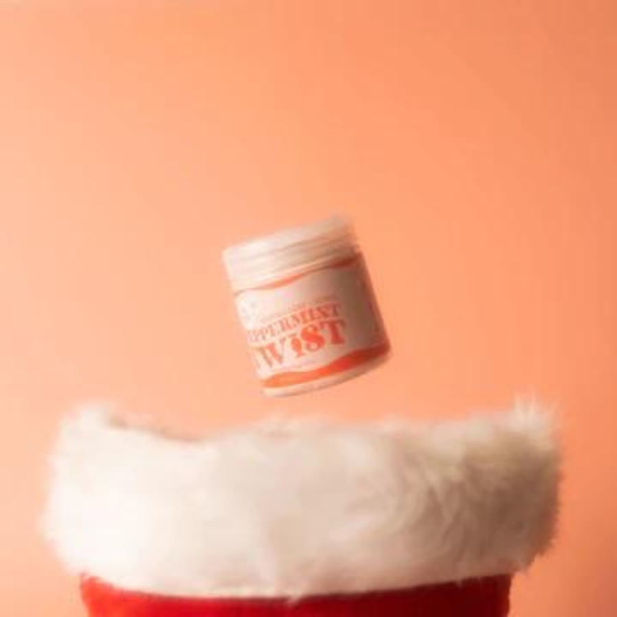 Peppermint Twist Whipped Soap + Scrub | 8 oz | Pacha Soap Company