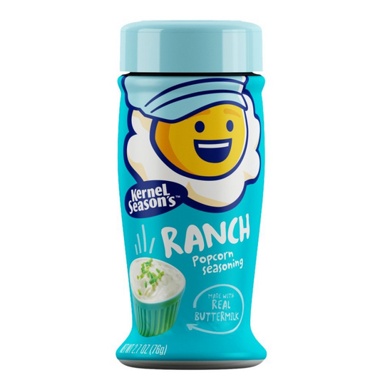 Popcorn Seasoning | Ranch | 2.85 oz | Savory & Tangy | Ranch Flavored Popcorn Seasoning | Made in North Loup, NE | Popcorn County USA