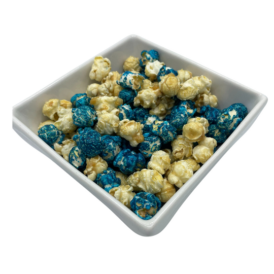 Blueberry Muffin Popcorn | 8 oz. | 4 Pack | Shipping Included | Blueberry Coated Popcorn | Made in Gibbon, NE | HR Poppin' Snacks