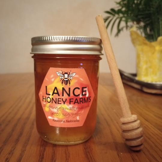 All Natural Raw Honey | Alternative Sweetener | Good Source of Antioxidants | No Additives | Product of Nebraska | 12 oz Jar