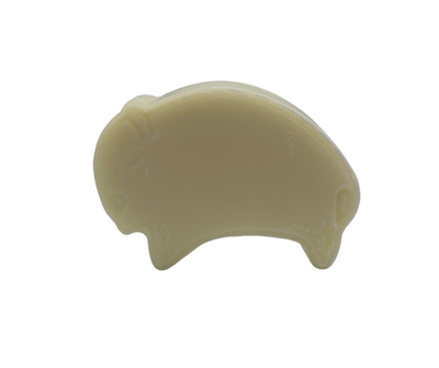Handmade Unscented Buffalo Tallow Bar Soap | Buffalo Shaped | Duo Action | Add Your Own Fragrance | Make it a Scrubby | Size 2.5 oz