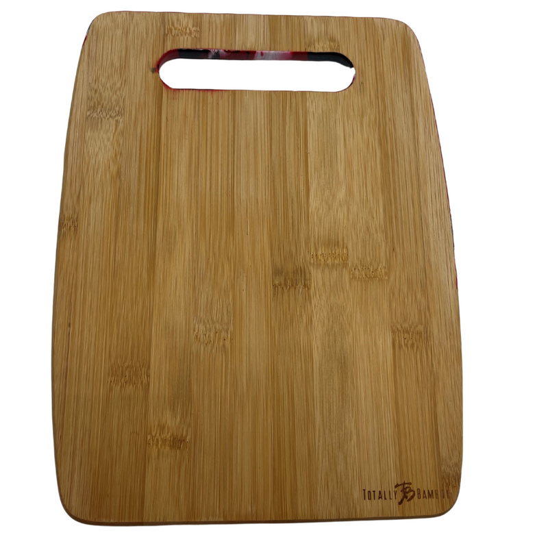 Customizable Unique Bamboo Cheese Board | Double Sided Chopping Block | Charcuterie Serving Trey | Perfect House Warming Gift | Large Size 11X15X1 | Multiple Color Options