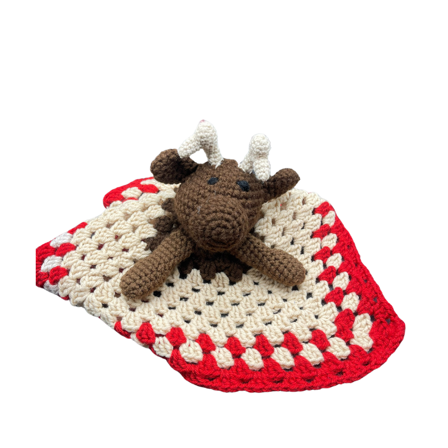 Christmas Lovey Blanket | DiAnna Larson