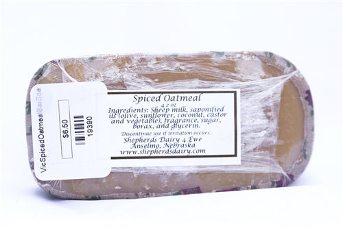 Shepherd's Dairy 4 Ewe Spiced Oatmeal Bar Soap