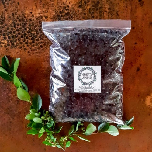 Frozen Aronia Berries | Fresh | Naturally Grown | 10 lbs. | Shipping Included