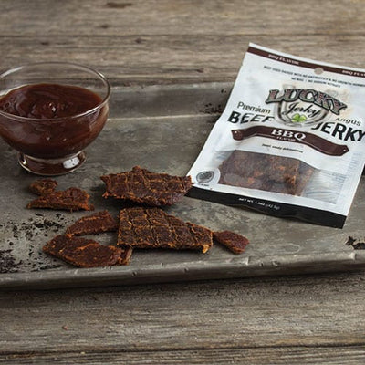 BBQ Beef Jerky | 1.5 oz. Bag | Perfect Balance Of Beef, Smoke, & Seasoning | Lean, All Natural Angus Beef | No Artificial Ingredients | Quick Snack | High Protein | Single Source Nebraska Cattle | Sweet, Smoky Deliciousness