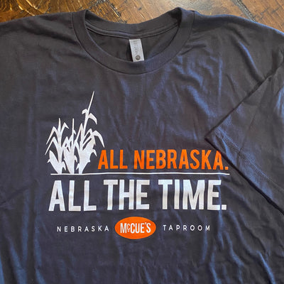 McCue's Nebraska Taproom Corn Silhouette | Short Sleeve T-Shirt