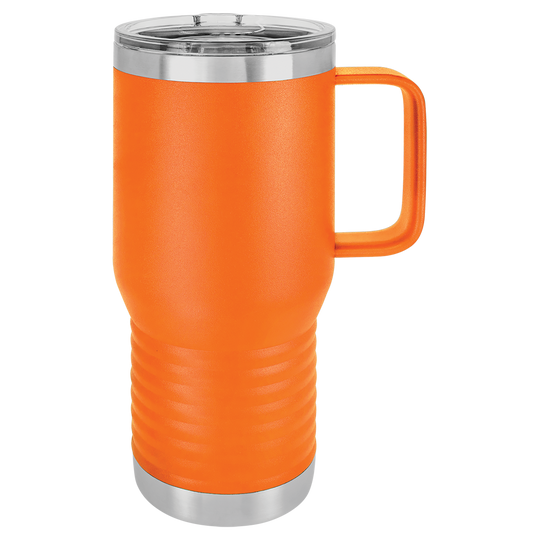 20 oz. Insulated Travel Mug with Handle | Customizable