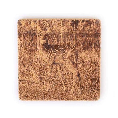 Etched Cork Coaster | Multiple Designs | Single Coaster