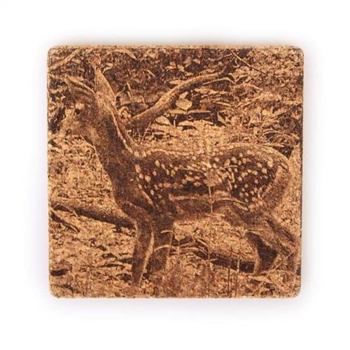 Etched Cork Coaster | Multiple Designs | Single Coaster