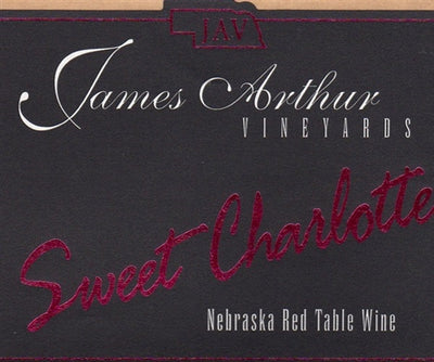 James Arthur Vineyard Nebraska Sweet Charlotte Wine