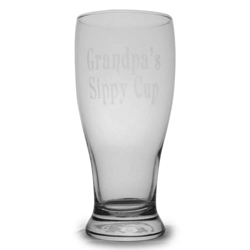 Etched Pilsner Glass | Customizable