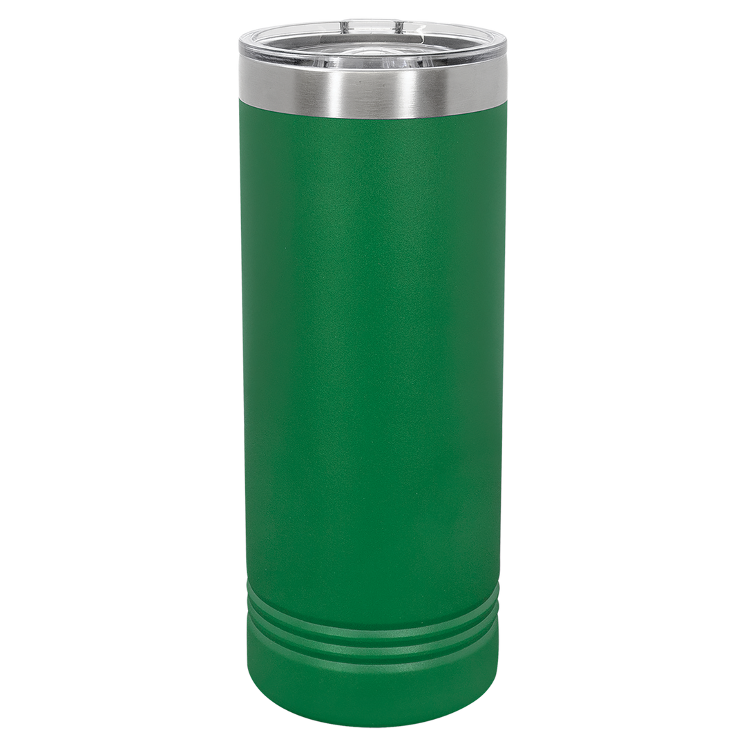 22 oz. Skinny Tumbler with Slider Lid | Customizable