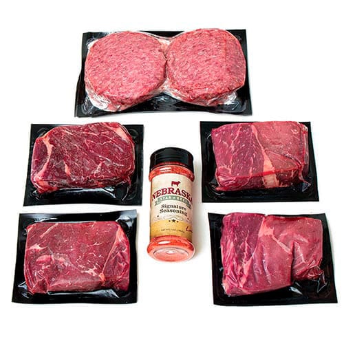 Honest Value Beef Package | 10 oz. Top Sirloins and 1/3 lb. Patties