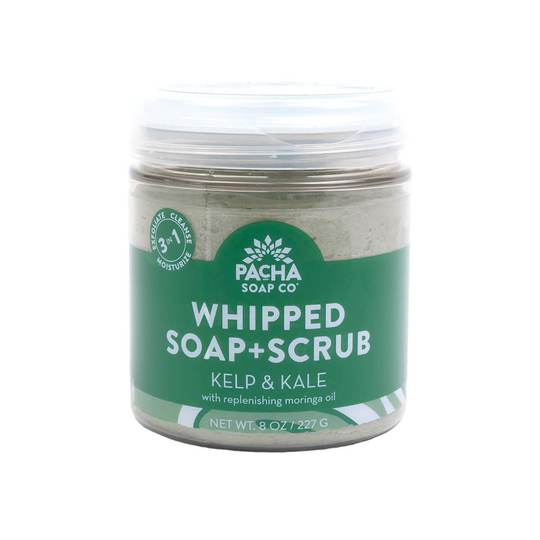 Kelp & Kale Whipped Soap + Scrub | 8 oz.