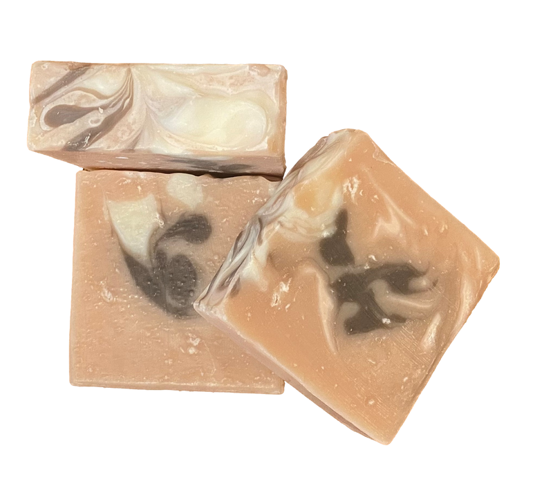 Bar Soap | Leather Scented | 4.5 oz. Bar | Authentic Leather Scent | Unisex Fragrance | Infused With Skin Healthy Agents | Exfoliating | Deep Cleansing