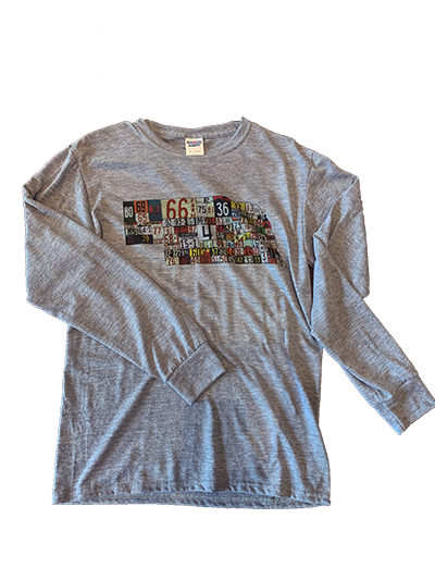 Nebraska License Plate | Long Sleeve Shirt
