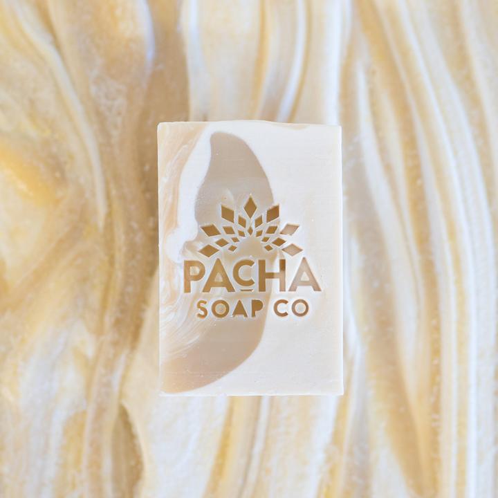 Coconut Lemon | 4 oz. Bar | Hydrate + Nourish | Fresh Scent | Made in Hastings, NE | Pacha Soap Company