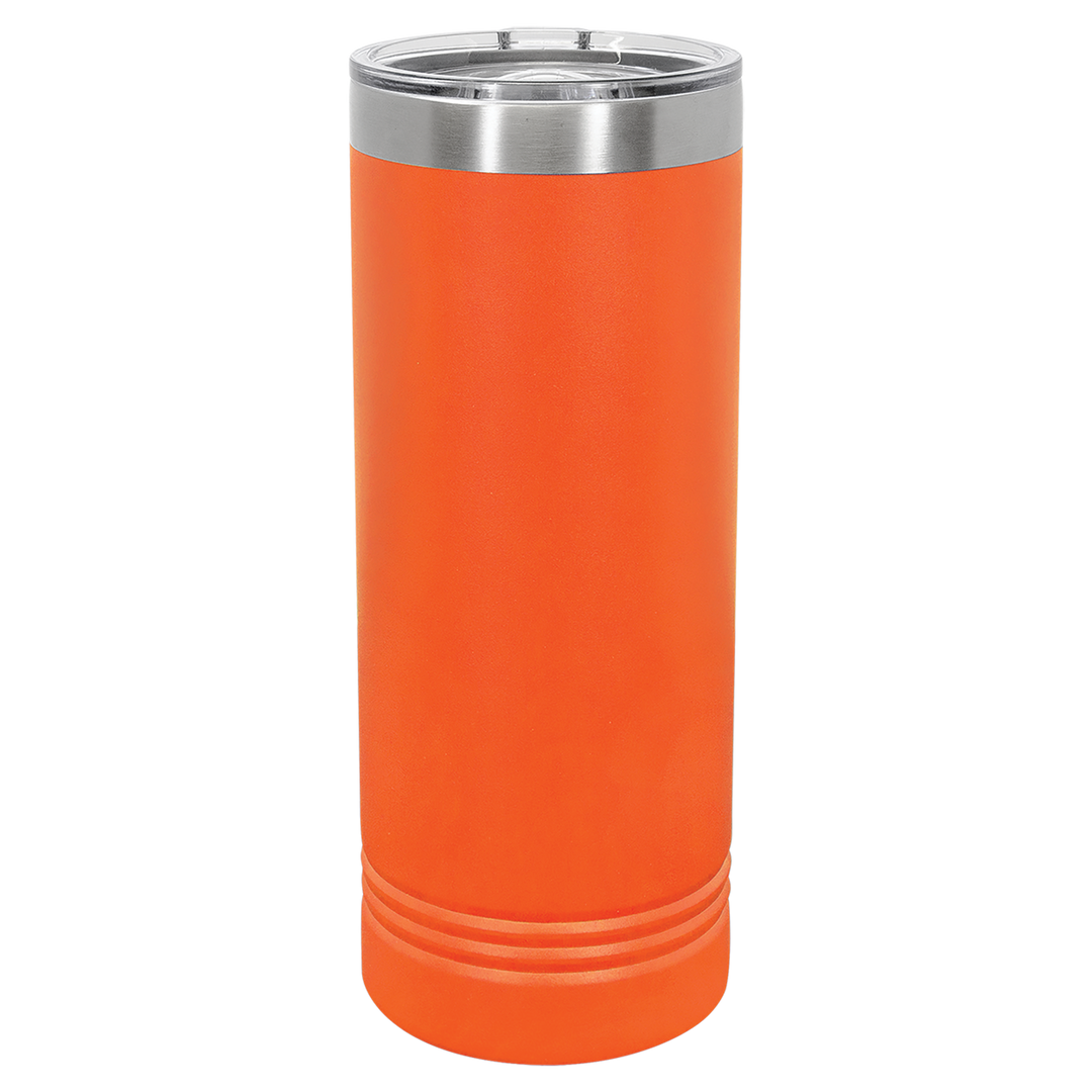 22 oz. Skinny Tumbler with Slider Lid | Customizable