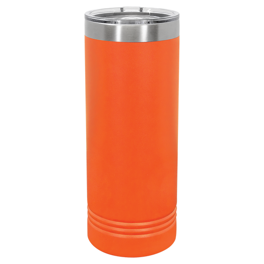 22 oz. Skinny Tumbler with Slider Lid | Customizable