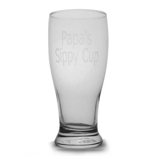 Etched Pilsner Glass | Customizable