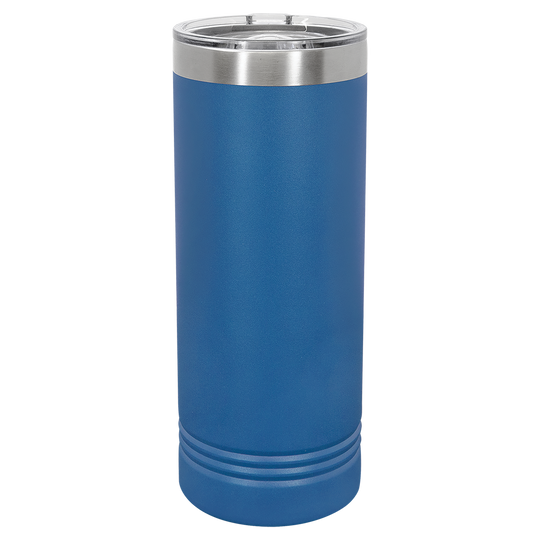 22 oz. Skinny Tumbler with Slider Lid | Customizable