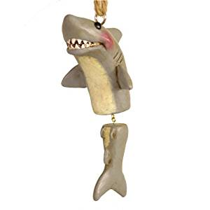 Shark Ornament | Christmas Decoration | Adds A Fun, Aquatic Charm To All Holiday Decor | Made in Lincoln, NE | Bert Anderson Collection