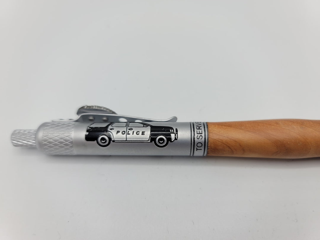 Police Pen | Medium Stained | Handmade
